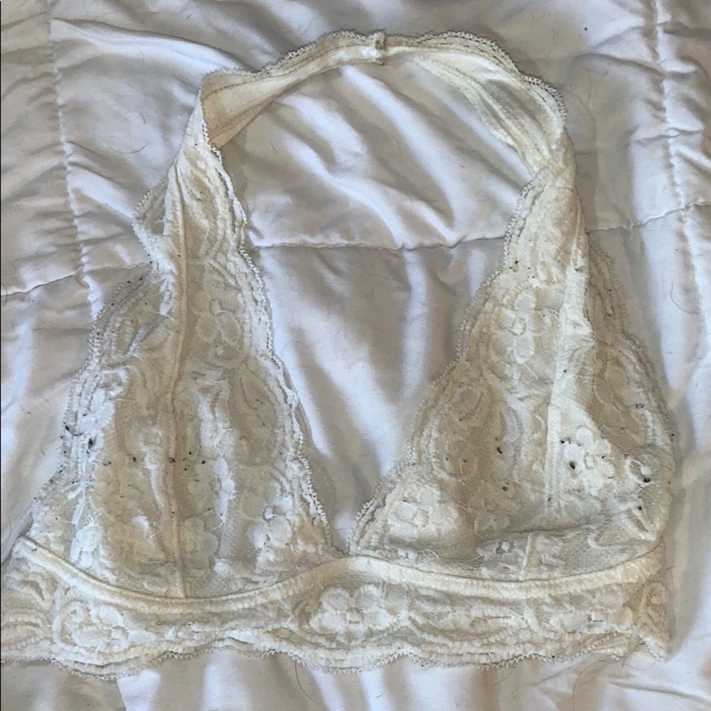 lace halter bralette